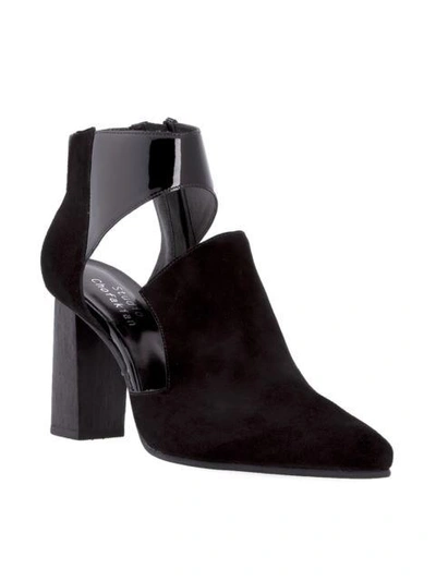 Studio Chofakian Slingback Mules - Black In Black