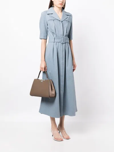 Tory Burch Eleanor Pebbled In Taupe Leather