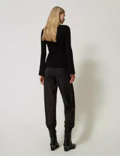 Twinset Twin-set Luxurious Wool-cashmere Blend Trousers