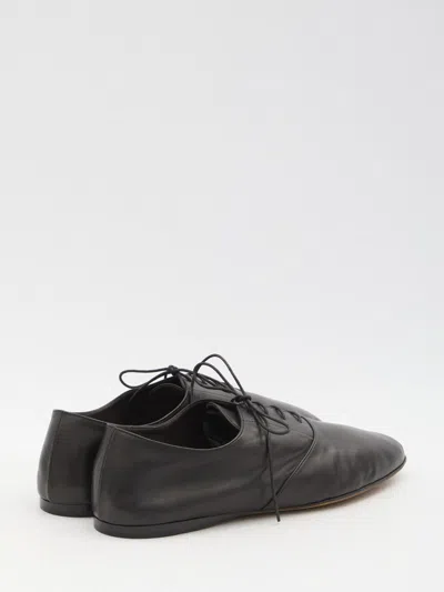 Shop The Row Awar Lace-up Shoes In Black