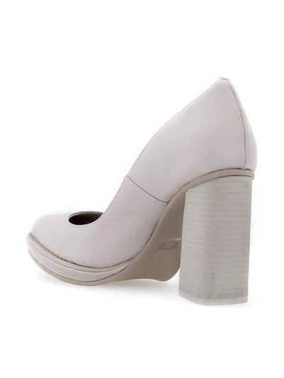Studio Chofakian Leather Pumps In Neutrals