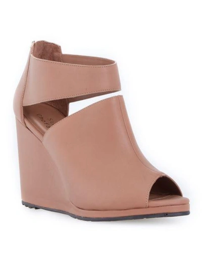 Studio Chofakian Wedge Sandals In Brown