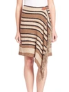 POLO RALPH LAUREN Fringe-Trim Knit Wrap Skirt