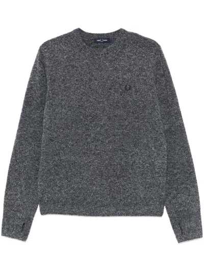 Fred Perry Logo T-shirt For Men In Gray
