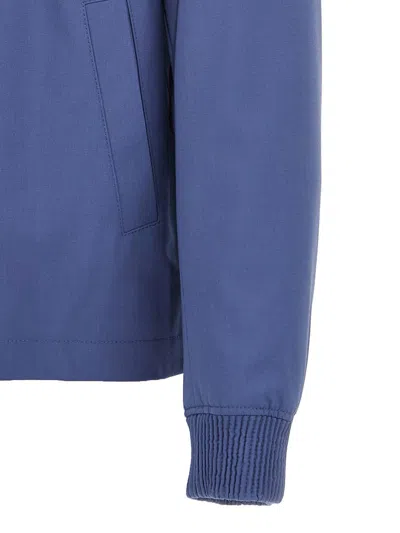 Hugo Boss Light Blue Hanry Pad Jacket In Blue