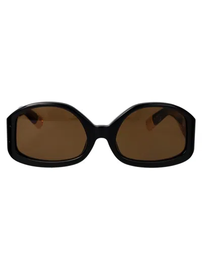 Jacquemus Sunglasses In Black