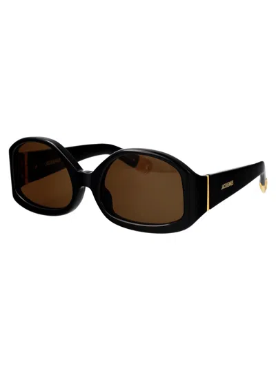 Jacquemus Sunglasses In Black