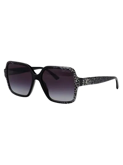Jimmy Choo 0jc5005 Sunglasses In 50418g Black Gradient Glitter