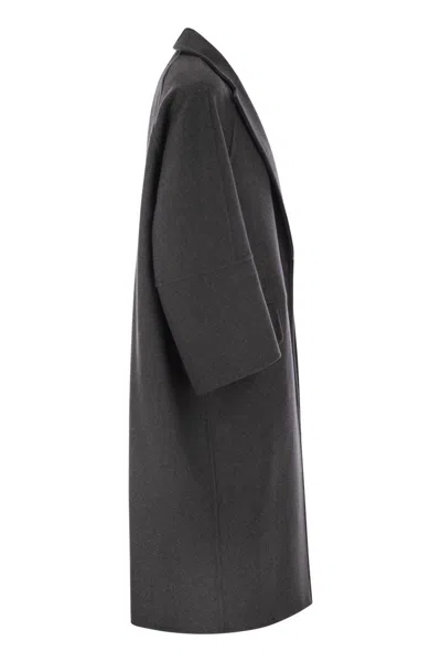 MAX MARA OVERSIZED WOOL AND CASHMERE OVERCOAT 