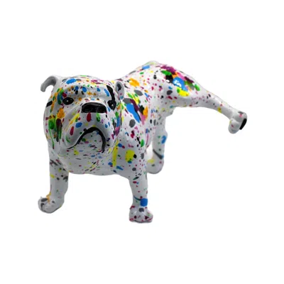 Interior Illusion Plus Interior Illusions Plus Splatter French Bulldog With Leg Up - 10" Long