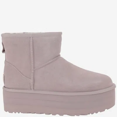 Ugg (wmns)  Classic Mini Platform 'pale Smoke' In Light Grey