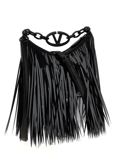 Valentino Garavani  Garavani 'vlogo Moon Mini' Handbag In Black