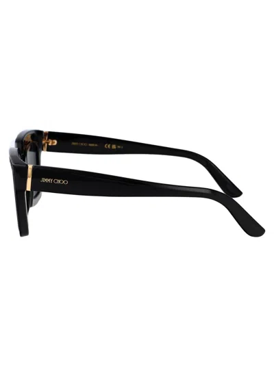 Jimmy Choo Women's Acetate Sunglasses In 807t4 Black