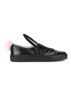 Minna Parikka Tail Leather Trainers In Black