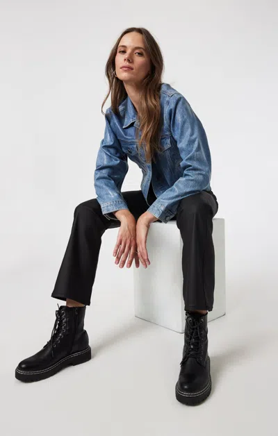 Mavi Maria Flare In Black Coated In Black