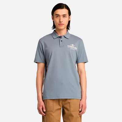 Timberland Men's Work Graphic Jersey Polo In Multi
