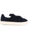 Ports 1961 20mm Knot Suede Slip-on Sneakers In Navy