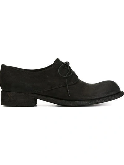 Shop Officine Creative Hand Painted Derby Shoes In Black