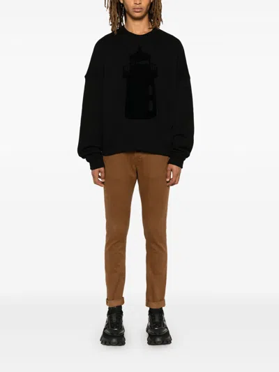 Emporio Armani Flocked-motif Sweatshirt