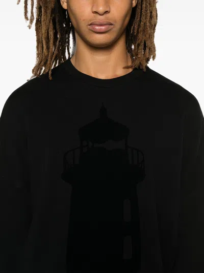 Emporio Armani Flocked-motif Sweatshirt