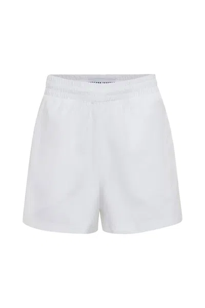 Gergana Ivanova Women's Cotton Isabella Shorts In White In White