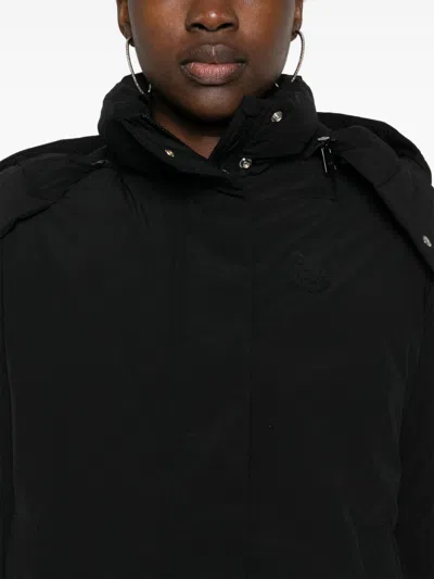 Maison Kitsuné Fox-patch Puffer Jacket In Black