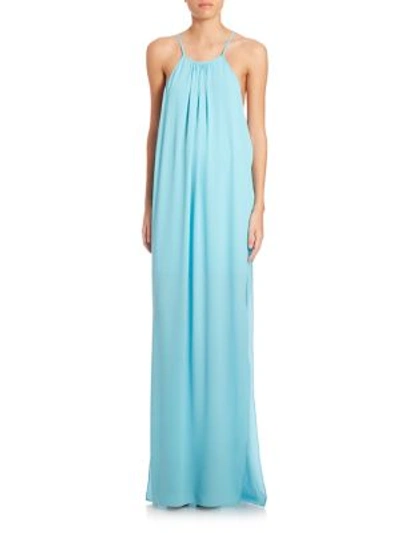 Shop Elizabeth And James Adley Maxi Dress In Lagoon