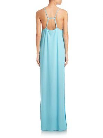 Shop Elizabeth And James Adley Maxi Dress In Lagoon