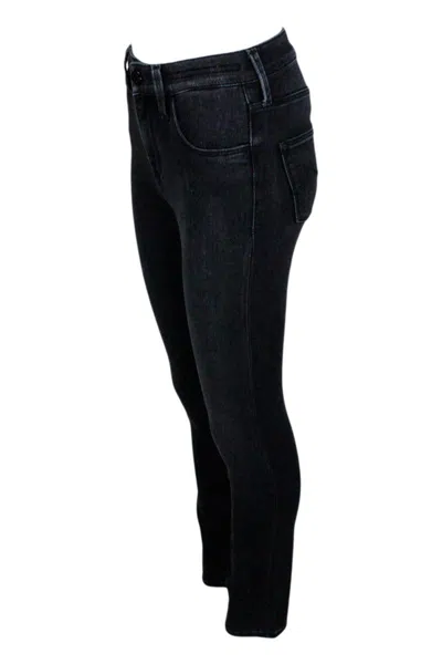 Jacob Cohen Kimberly Skinny Fit Jeans In Super Stretch Denim In Black