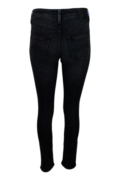 Jacob Cohen Kimberly Skinny Fit Jeans In Super Stretch Denim In Black