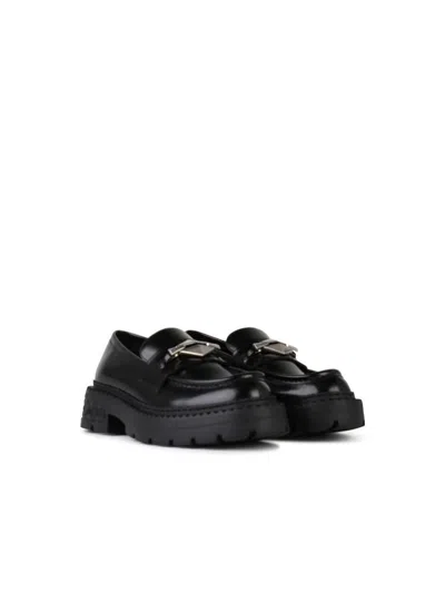 Jimmy Choo Marlow Leather Loafers In In Black
