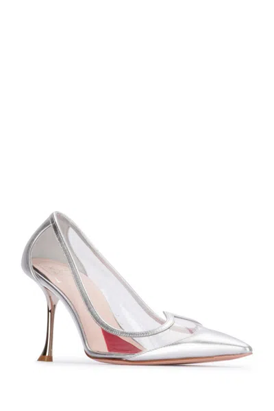 Roger Vivier I Love Vivier Pvc And Metallic Leather Pumps In 0547