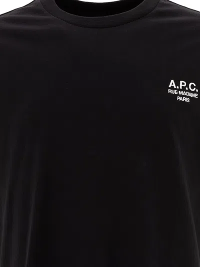 Apc S Max Mara  Brown Coated Fabric Skirt In Black