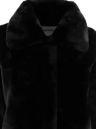Apparis Miller Short Coat Noir