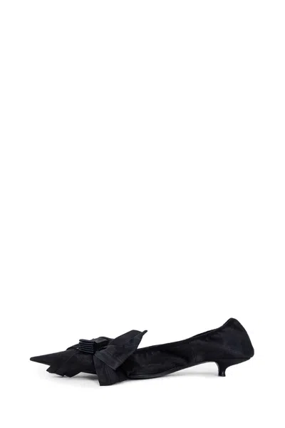 Balenciaga Louis Xv Satin Leather Pumps