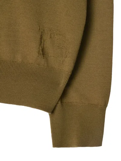 Burberry Long-sleeve Wool Polo Shirt