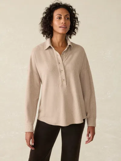 Faherty Legend&trade; Sweater Montana Pullover In Timber Twill
