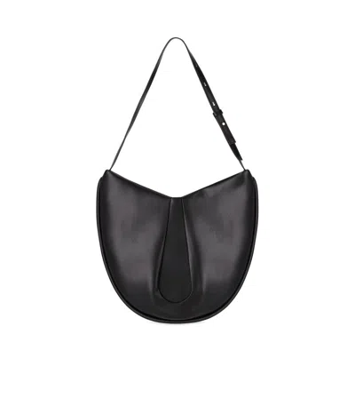 Themoirè Tike Vegan Black Shopping Bag In Black