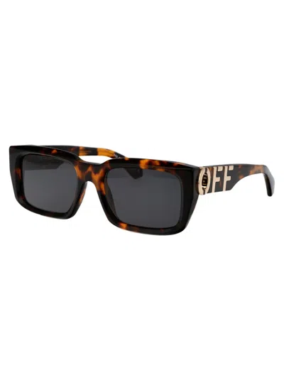 Off-white Sunglasses In 6007 Havana