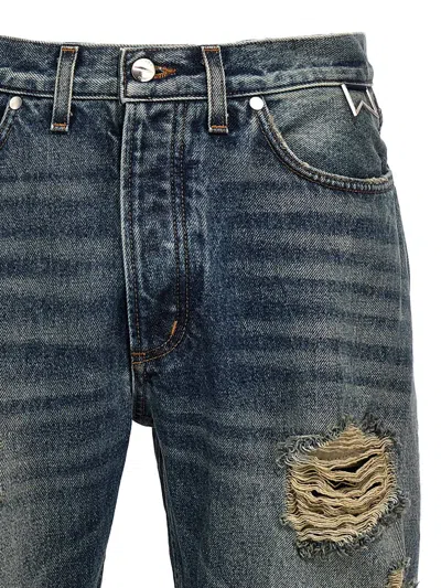Rhude Beach Bum Loose-fit Jeans In Blue