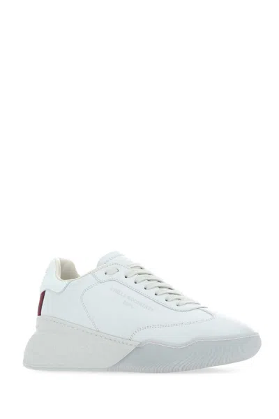 Stella Mccartney Woman Sneakers Sky Blue Size 7 Textile Fibers In Grey