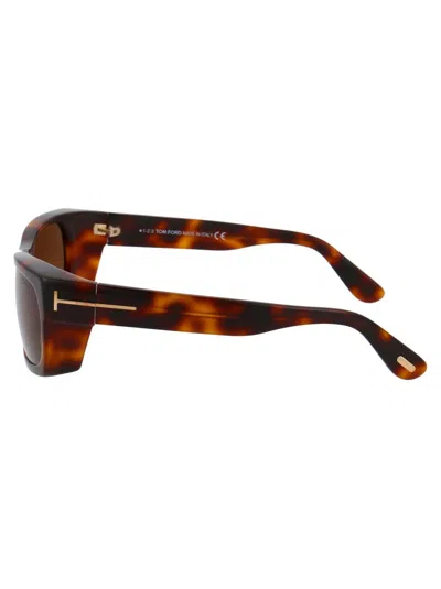 Tom Ford Ft0440/s Sunglasses In 53j Brown
