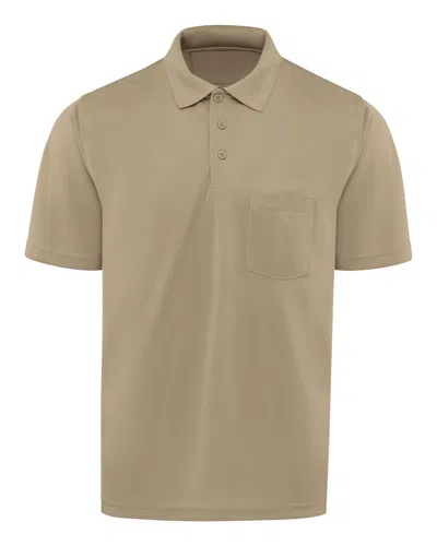 Red Kap Short Sleeve Performance Knit Pocket Polo In Green