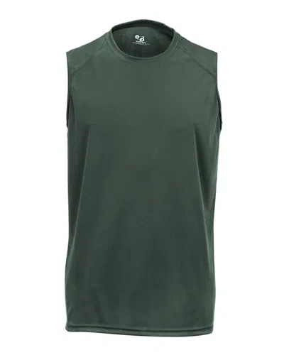 Badger B-core Sleeveless T-shirt In Green