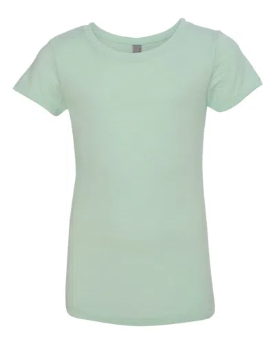 Next Level Girls' Cvc Princess T-shirt In Green