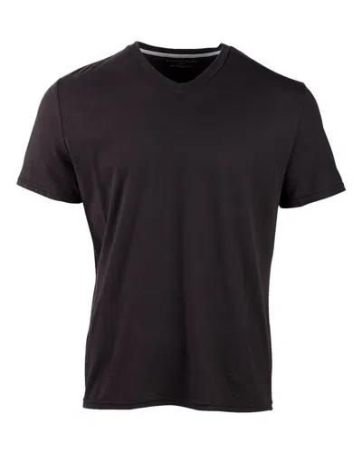 Boxercraft High V-neck T-shirt In Black
