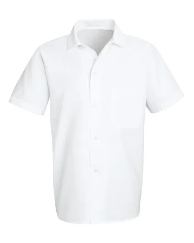 Chef Designs Button-front Cook Shirt In White