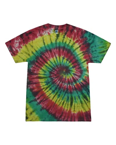 Colortone Festival Tie-dyed Burnout T-shirt In Multi