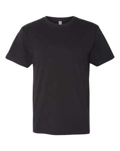 Lat Premium Jersey T-shirt In Black
