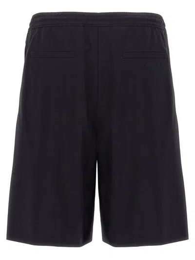 Givenchy Man Bermuda Shorts Man Black Bermuda Shorts In Blue